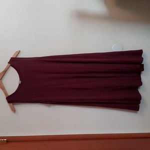 Burgundy Dress